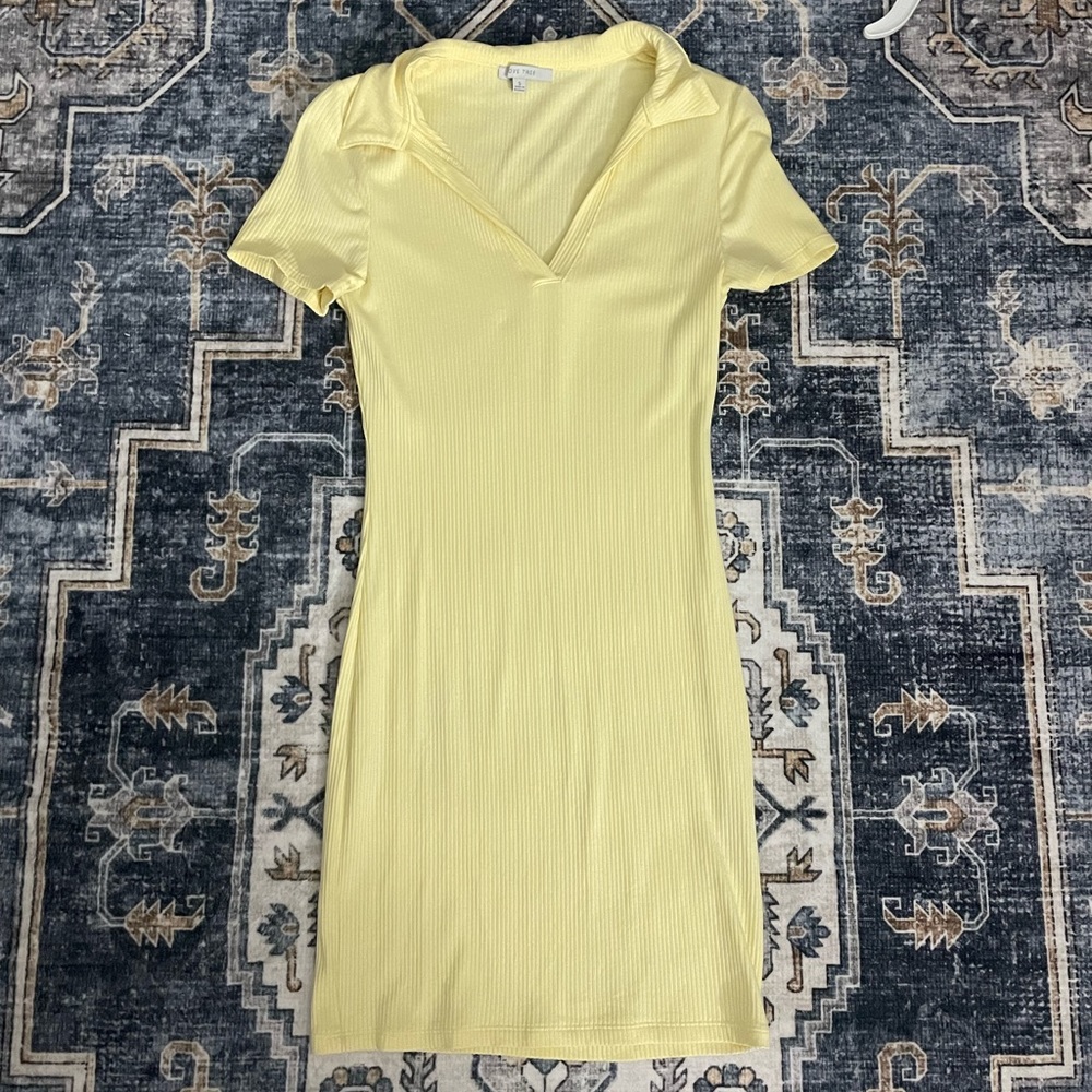 Love tree collared dress